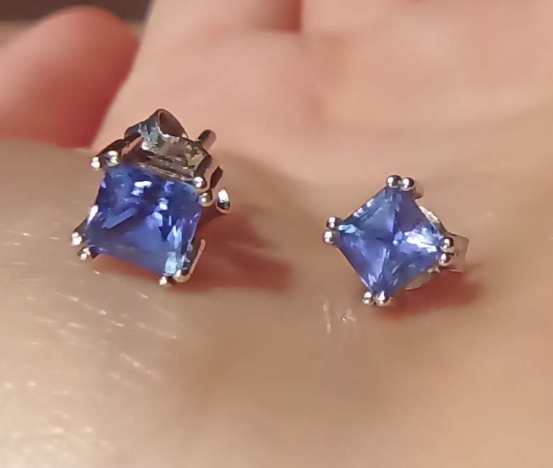 Tanzanite earrings