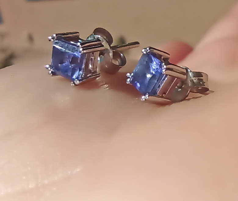 Tanzanite earrings