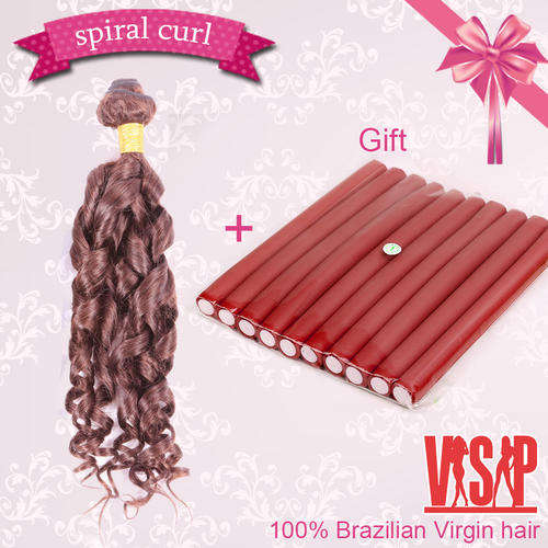 Brazilian Human Hair spiral curl 16"  200g 2 bundles auction