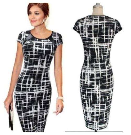Bodycon Sexy Partido Dress - Size Large