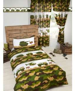 Army Camouflage Duvet - Single