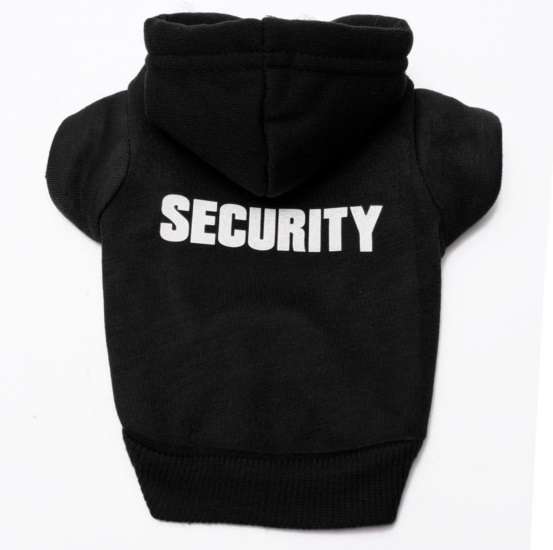 Pet Dog Security Clothes Jumpsuit Puppy Costume Coat Hoodie size  xl