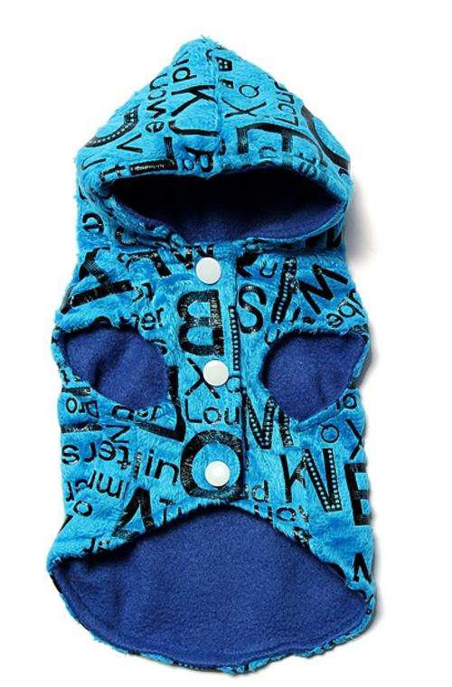 Pet Dog Clothes Coat Hoodie Cat Puppy Jacket Shirts Fleece Print size S