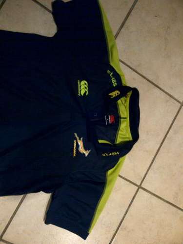 Springbok Players Issue Polo Shirt Size XL