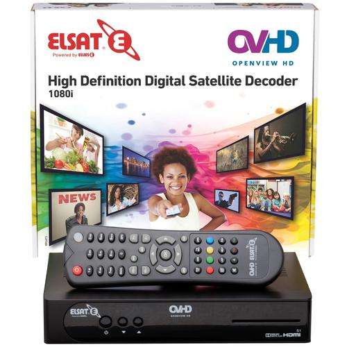 ELSAT HD DIGITAL SATELLITE DECODER OPEN VIEW ++++  INSTALLATION VOUCHER