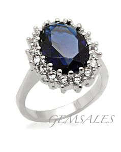 *** BRITISH PRINCESS ENGAGEMENT RING ~ SIZE - 7 1/2 ***