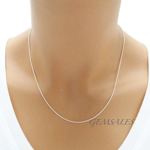 STERLING SILVER SNAKE CHAIN ~STAMPED 925~ *22 INCH IN LENGTH* 3 AVAILABLE