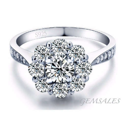 #NEW ARRIVAL# DAINTY SIMULATED DIAMOND RING   ~STAMPED S925~ SIZE 6 1/2