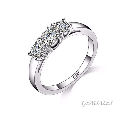 UNIQUE SIMULATED DIAMOND RING *** STAMPED 925 *** SIZE 7