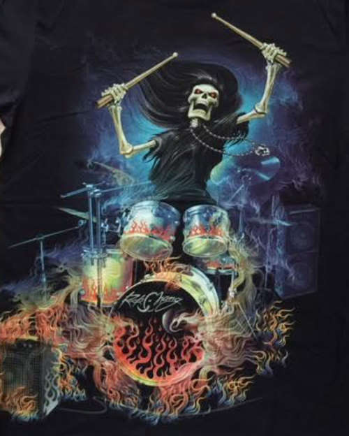 ROCK CHANG - HIGH DEFINITION - GLOW IN THE DARK - T-SHIRT  SIZE MEDIUM
