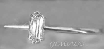 High Fashion #Minimalist# Baguette  *Elegant*  5mm x 3mm   SIZE  6