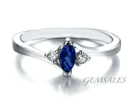 .30ct Royal Blue Marquise Sapphire  #ELEGANT#   Size 7