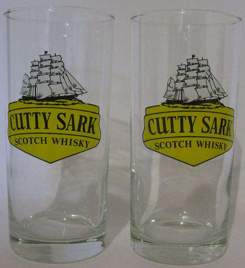 SET OF CUTTY SARK - WHISKEY GLASSES