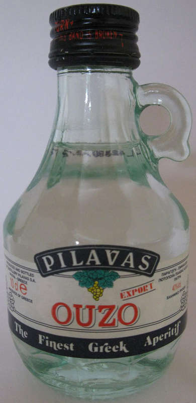 PILAVAS OUZO - MINIATURE (GLASS BOTTLE) 3 DAYS ONLY!!!