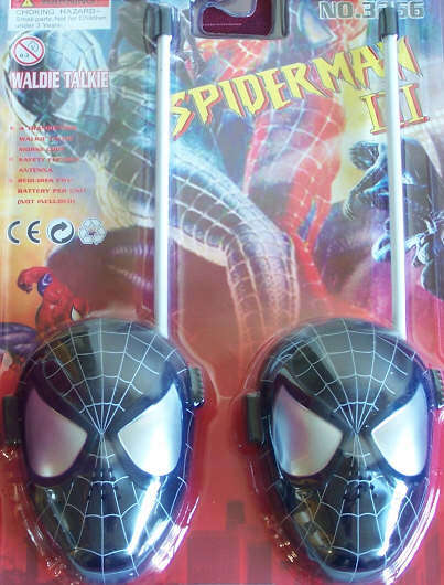 Spiderman Walkie Talkie