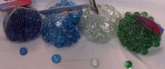 DECORATIVE GLASS PEBBLES