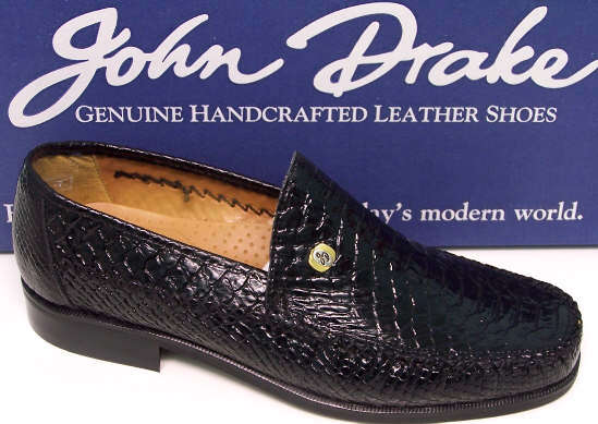 Original John Drake Shoe Black Slip-On (S48923)