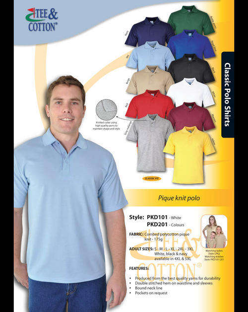 Pique Knit polo by Tee & Cotton - Classic Fit