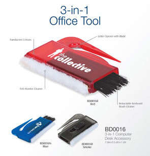 3-IN-1 Office Tool (7cm x 5.5cm x 1cm)