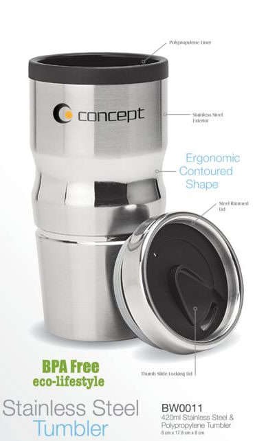 Stainless Steel Tumbler ( 8 x 17.8 x 8 cm)