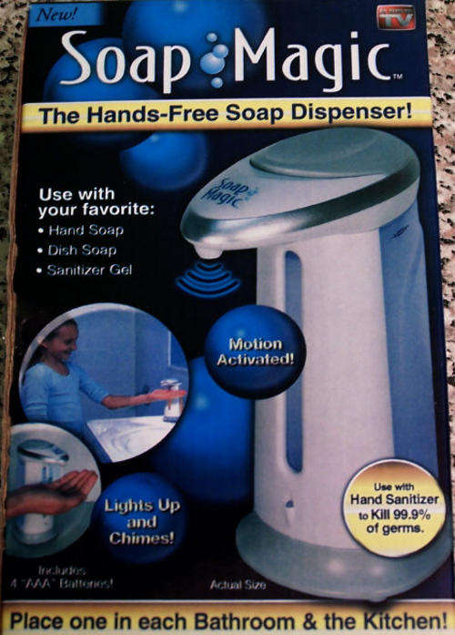 SOAP MAGIC >>>MOTION ACTIVATED HANDS FREE<<<
