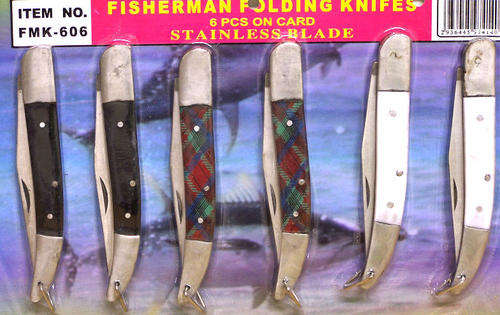 Fisherman's Folding Knife with Stainless Steel Blade