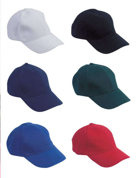 Six panel caps - Brushed bull denim