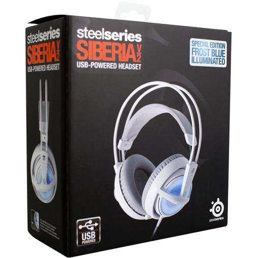 SteelSeries Siberia V2 Frost Blue Illuminated - Gaming Headset (PC)