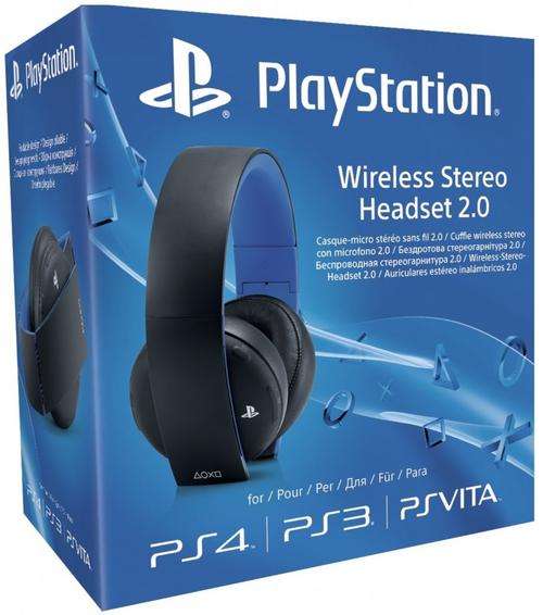PlayStation 4 Wireless Stereo Headset 2.0 (PS4) Compatible: PS4, PS3, PSVITA, PC