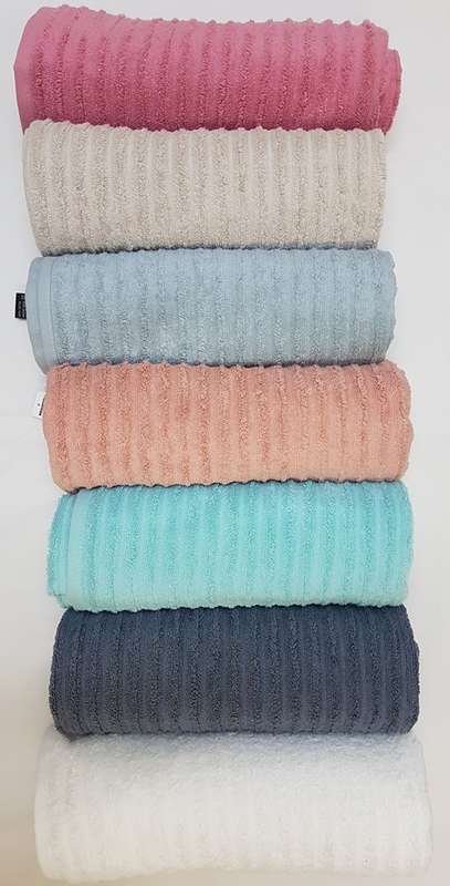 Ribbed bath sheets Glodina 85x150cm - 500gsm - R 125 ea