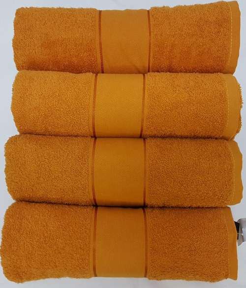 Glodina bath towel 70x130cm - 420gsm Mustard - R 50 ea