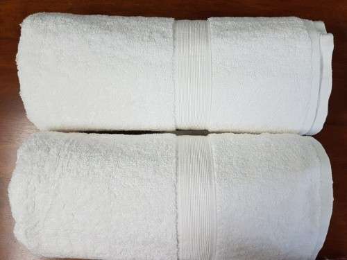 Ultra Thick Glodina Luxury Bath Sheets White 90x150cm -  R 160 each