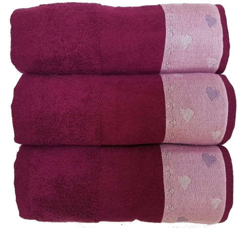 Magenta Glodina Bath Towel