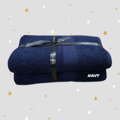 Huge Deal - set of 2 Glodina bath towels 70x130cm