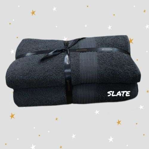 Huge Deal - set of 2 Glodina bath towels 70x130cm