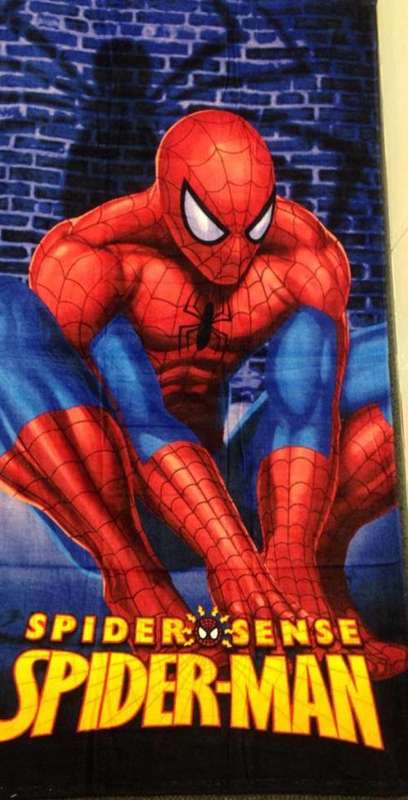 spiderman beach towel