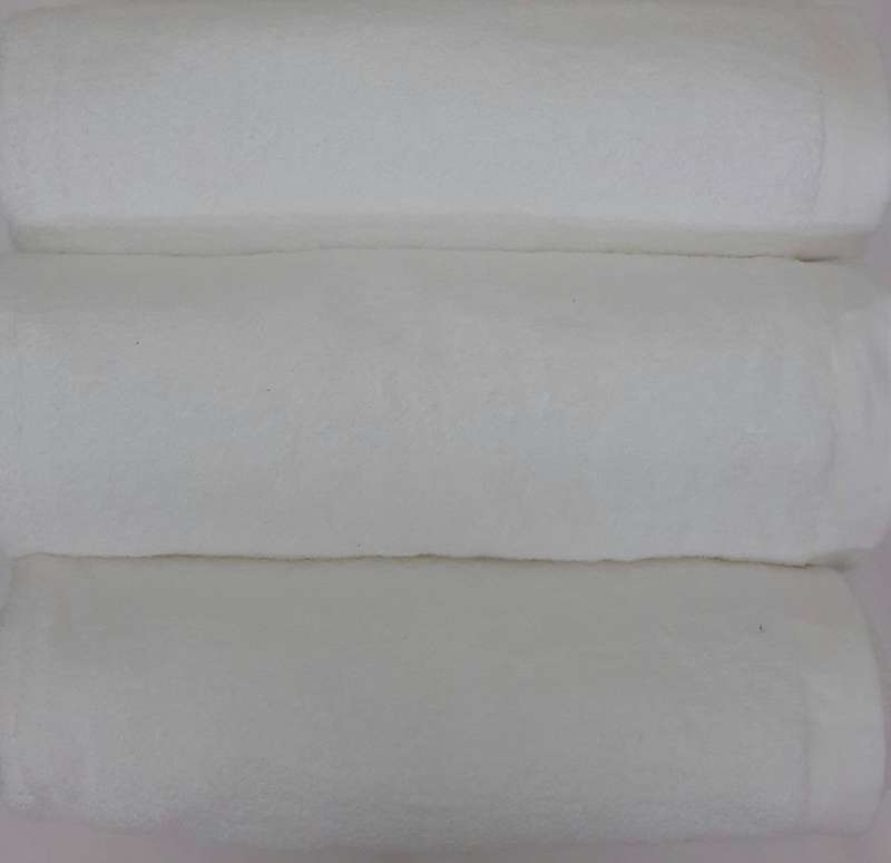 Bath sheets extra length  90x175cm white R100