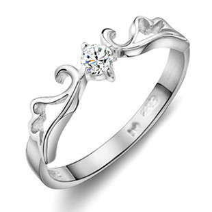 GENUINE 925 STERLING SILVER CROWN RING - ONE SIZE AVAILABLE
