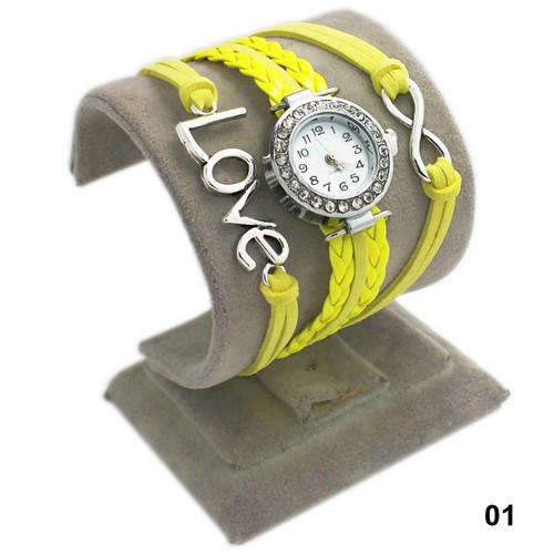 WEAVED INFINITY CHARM WATCH