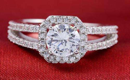 Stunning!!!925 Sterling Silver Rings 3 Carat Cr.Diamond Wedding Engagement- Size 7