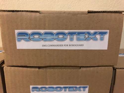 Roboguard kit4 with RoboText SMS Alert - Deluxe Wireless Outdoor Alarm System
