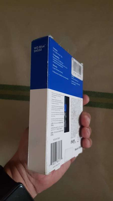 WD Blue SSD 2TB SN550 NVMe M.2 PCIe