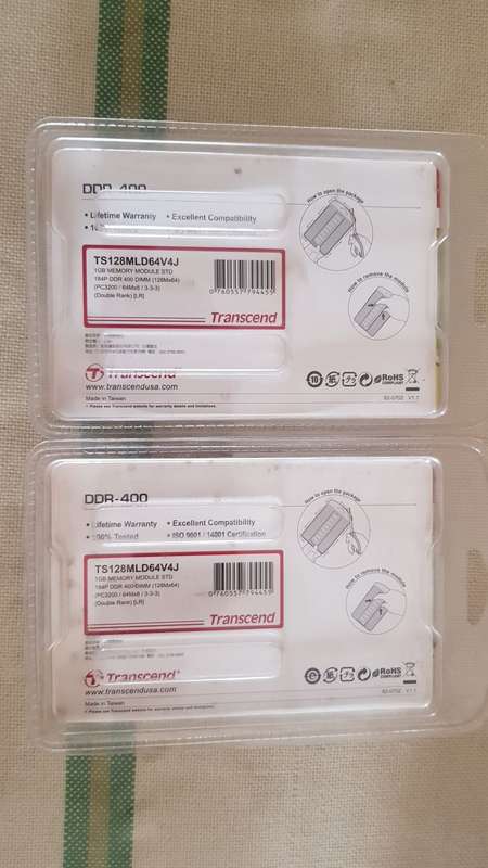 Transcend 1gb DDR400 Dimm