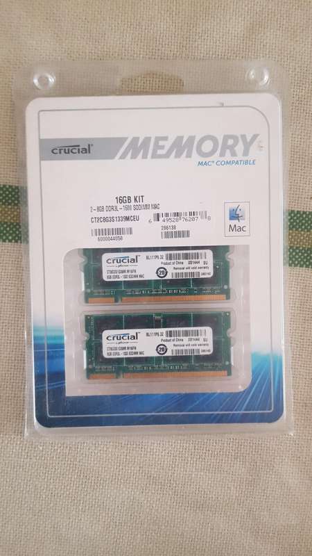 Crucial 16gb DDR3l on DDR2 board