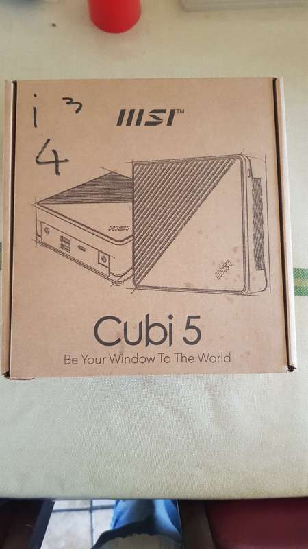 MSI CUBI 5 12M Barebone PC - Intel Core i3-1215U CUBI 5 12M-059BZA-B31215U