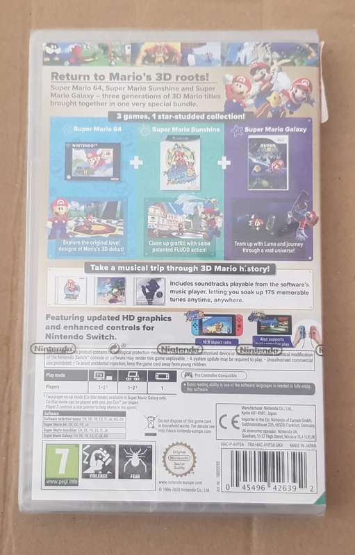SUPER MARIO 3D ALL STARS - New and Sealed