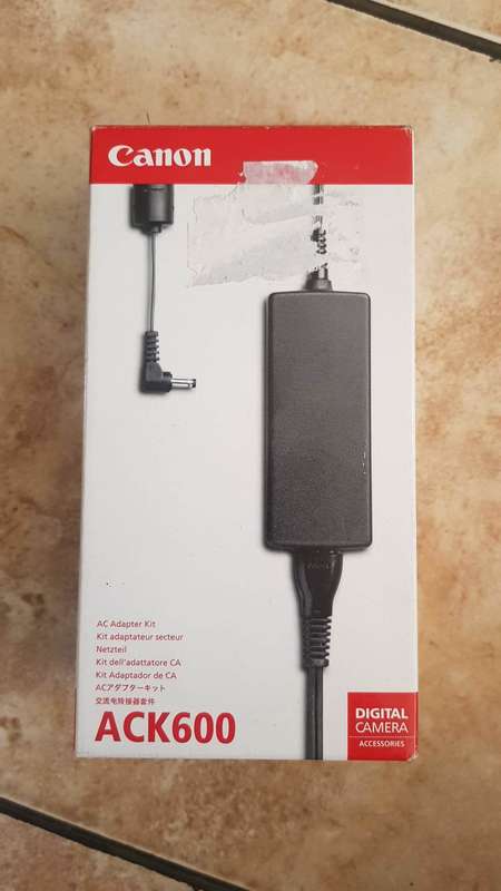 Canon ACK600 AC Adaptor