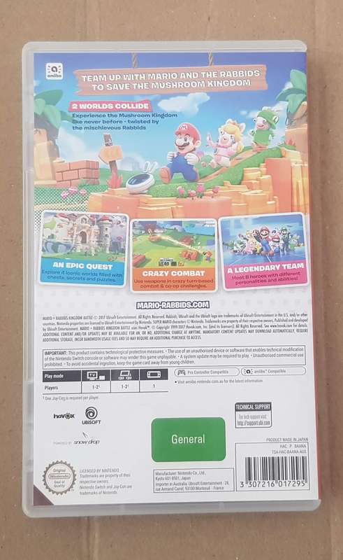 Nintendo Switch Game - Mario+Rabbids: Kingdom Battle