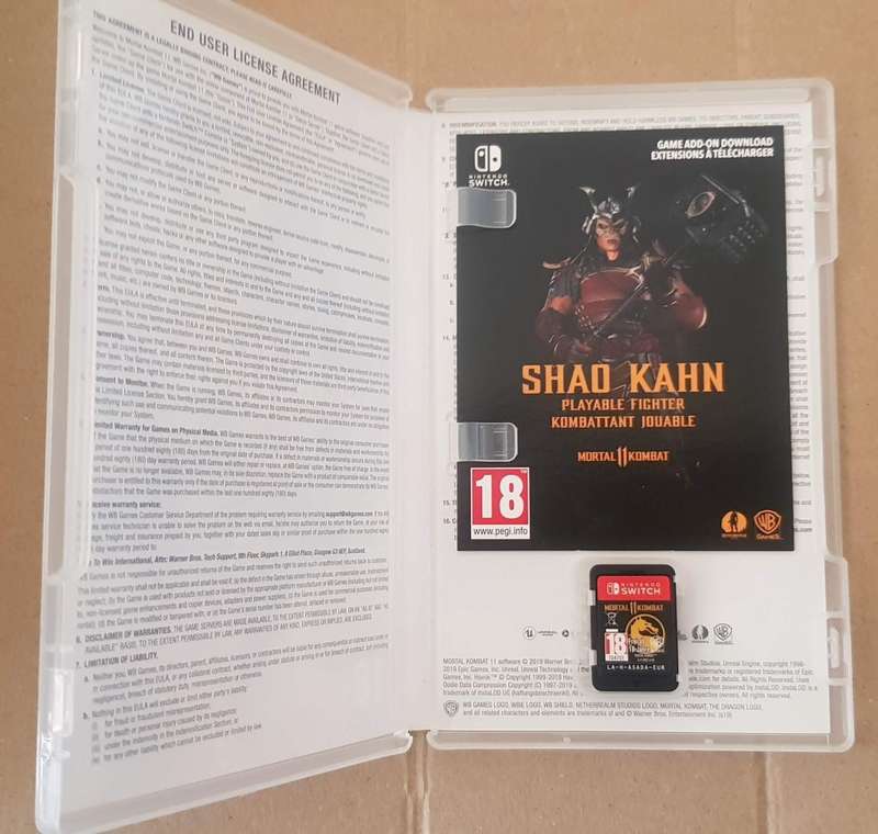 Nintendo Switch Game - Mortal Kombat 11