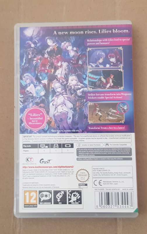 Nintendo Switch Game - Nights of Azure 2: Bride of the New Moon